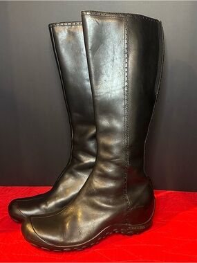 Merrell Black Knee-High Leather Boots